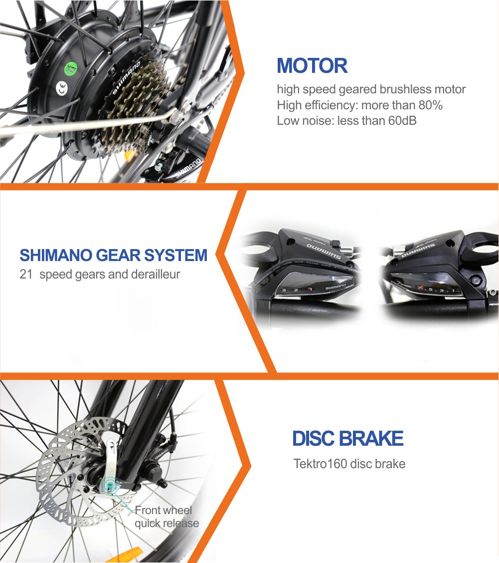 Speed Enthusiast's Dream the A6AD26 Electric Bike Ready to Go