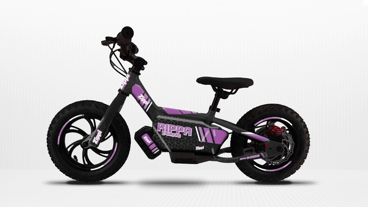 Rippa 12" EBIKE Designed for kids aged 2-6yrs Purple