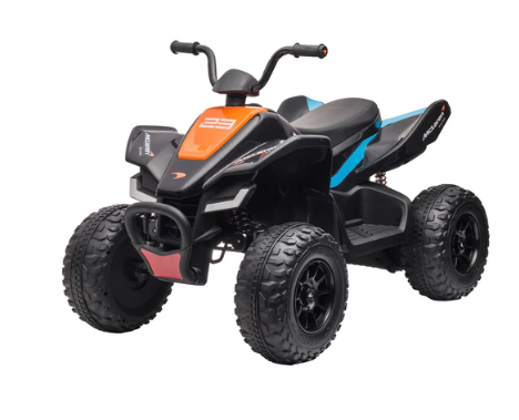 MCL35 McLaren Kids Toy Ride On Electric Quad Bike - Black