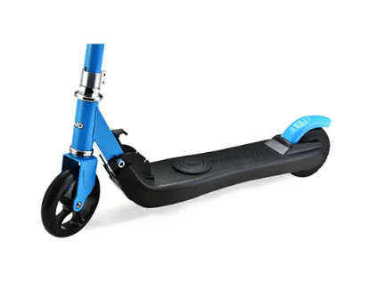 Electric Scooter Ages 5 To 11 Adjustable Height Folding Blue