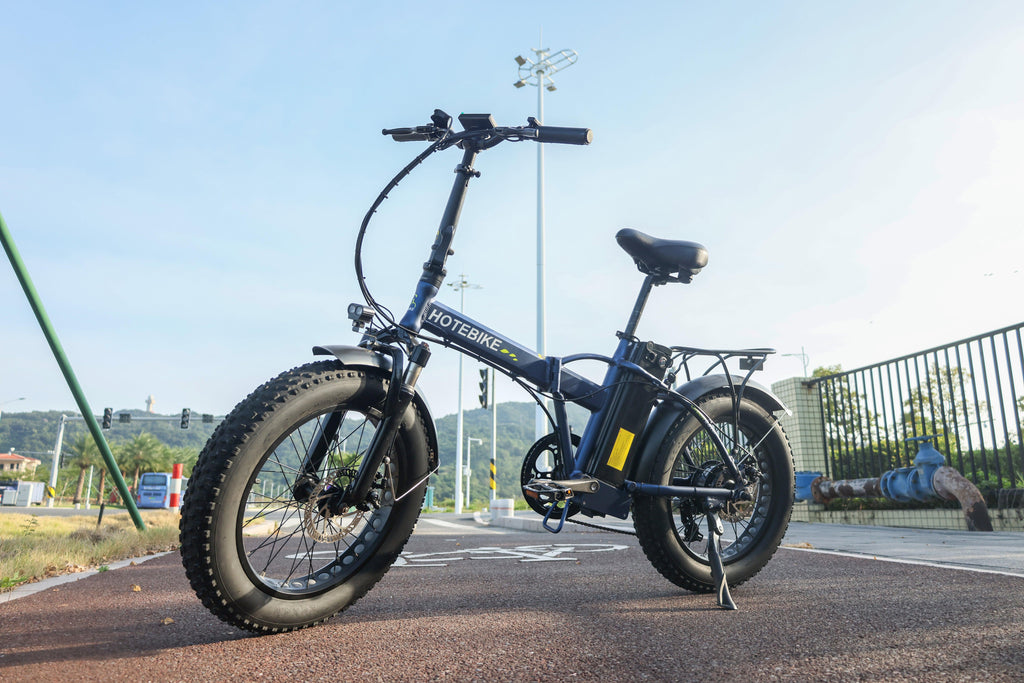Conquer Any Terrain with the Model A7AM20 Folding Fat Tyre Electric Bike