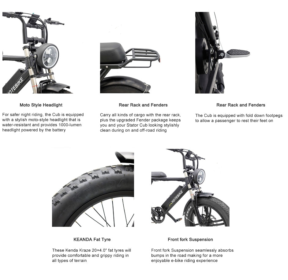 No Limits, Just Power – HOTEBIKE S731 Fat Tyre E-Bike with 48V and 500W Performance