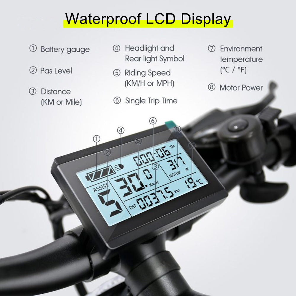 Electric Cargo Tricycle – 20" Fat Tyre E-Bike with Spacious Rear Basket for Ultimate Utility ET20F