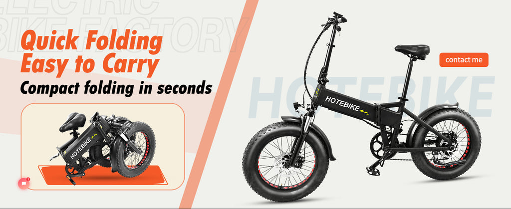 C20 Folding Fat Tyre E-Bike: Portable Power for Every Terrain