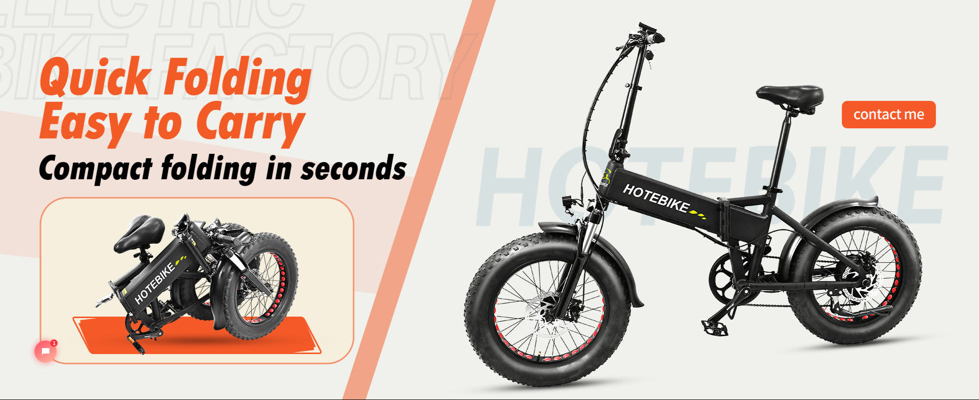 C20 Folding Fat Tyre E-Bike: Portable Power for Every Terrain