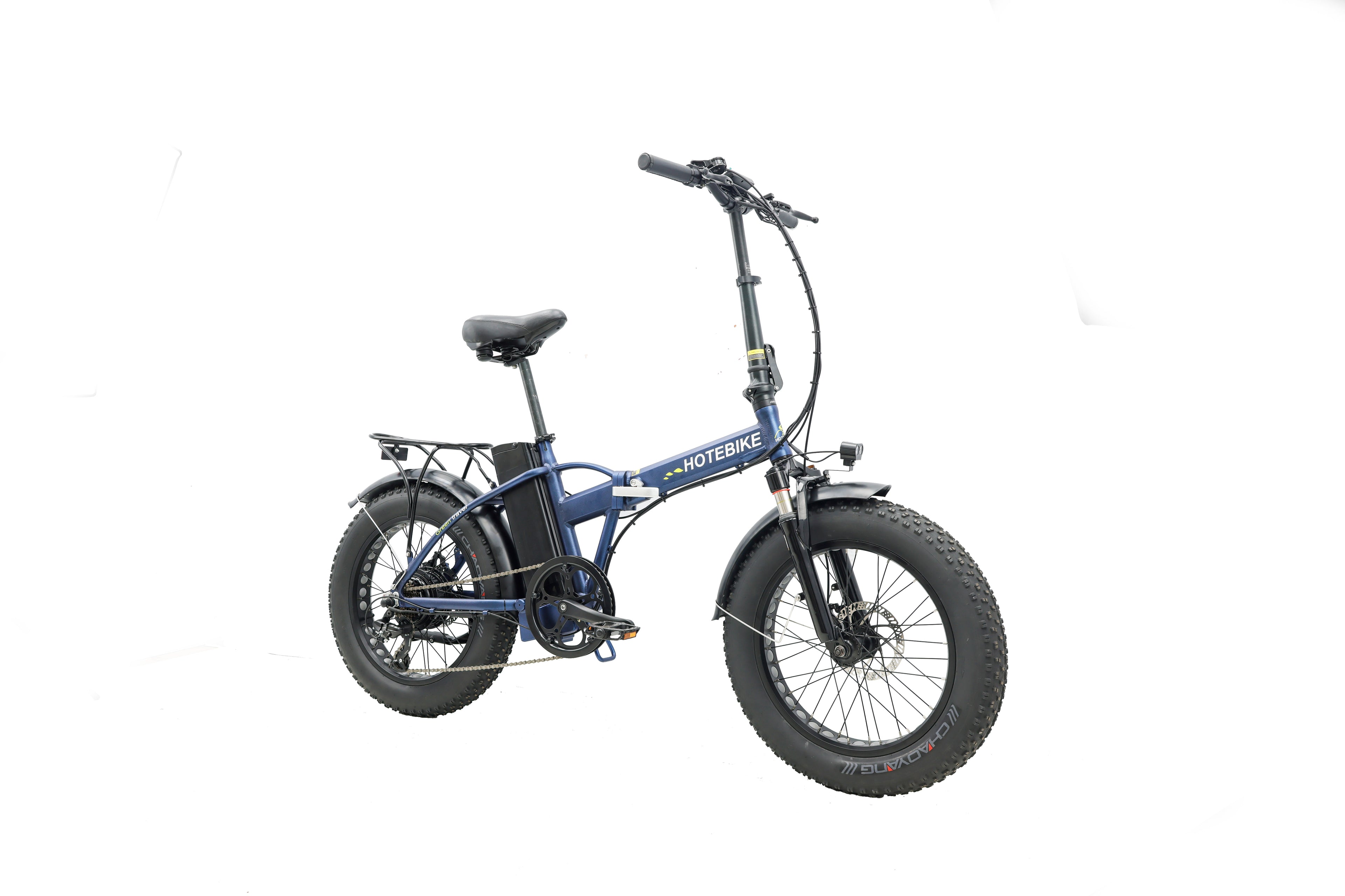 Conquer Any Terrain with the Model A7AM20 Folding Fat Tyre Electric Bike Blue