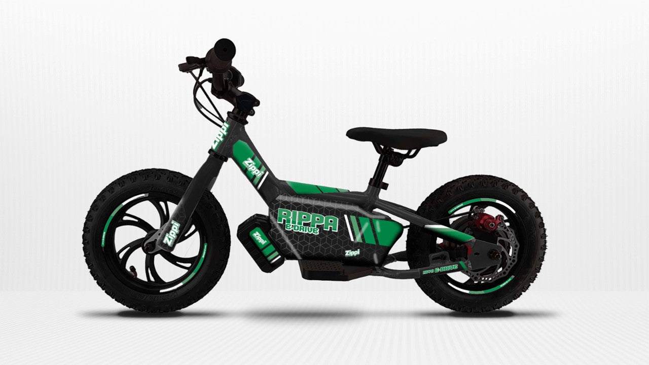 Rippa 12" EBIKE Designed for kids aged 2-6yrs Green