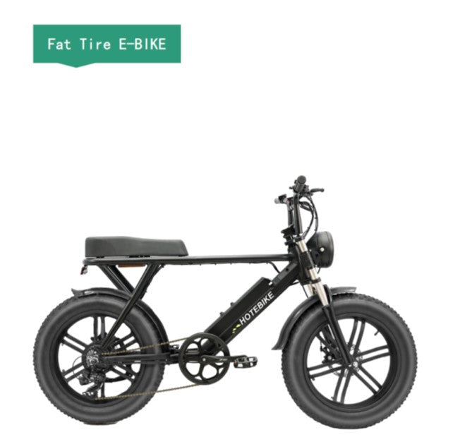 HOTEBIKE S731M – 20" Folding Fat Tyre Electric Bike