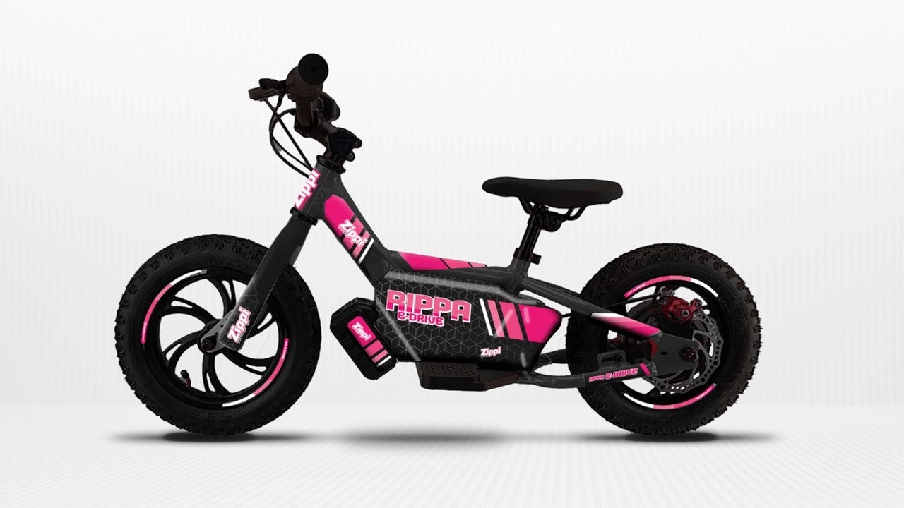 Rippa 12" EBIKE Designed for kids aged 2-6yrs Pink
