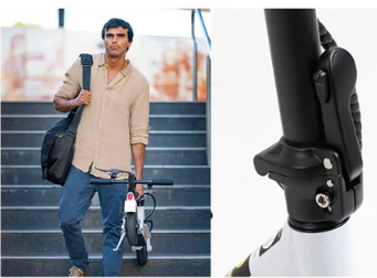 Synergy 5 Mkii 400W Electric Scooter With Suspension For Adults White