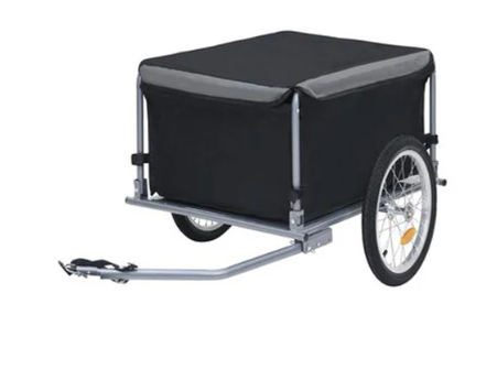 Bike Cargo Trailer Black And Grey 65 Kg