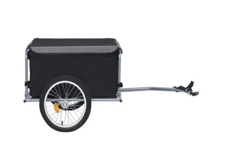Bike Cargo Trailer Black And Grey 65 Kg