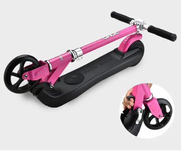 Electric Scooter Ages 5 To 11 Adjustable Height Folding Blue