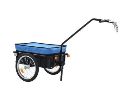 Bike Cargo Trailer Hand Wagon 155X61X83 Cm Steel