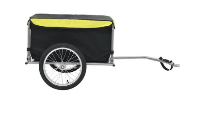 Bike Cargo Trailer Black And Grey 65 Kg