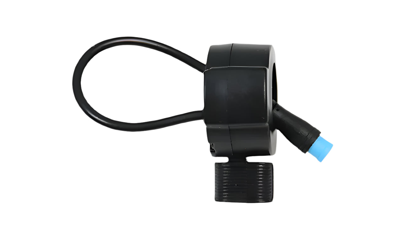 Thumb throttle with quick release connector