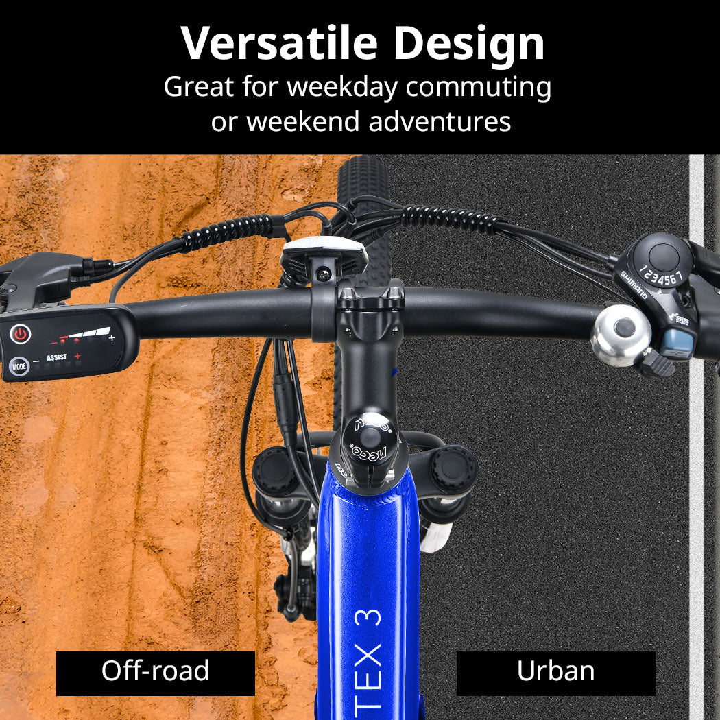 The VALK Vortex 3 Electric Mountain Bike for comfortable daily us