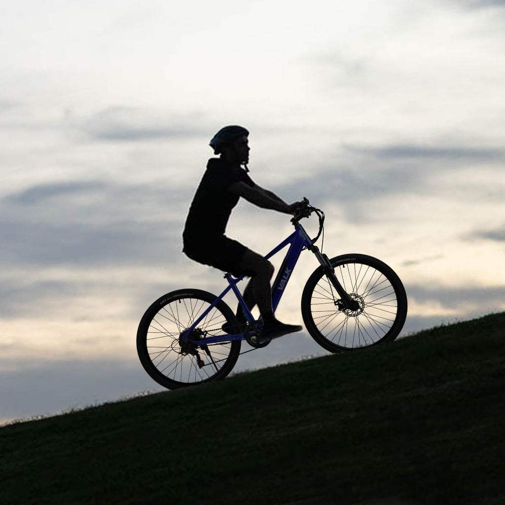 The VALK Vortex 3 Electric Mountain Bike for comfortable daily us