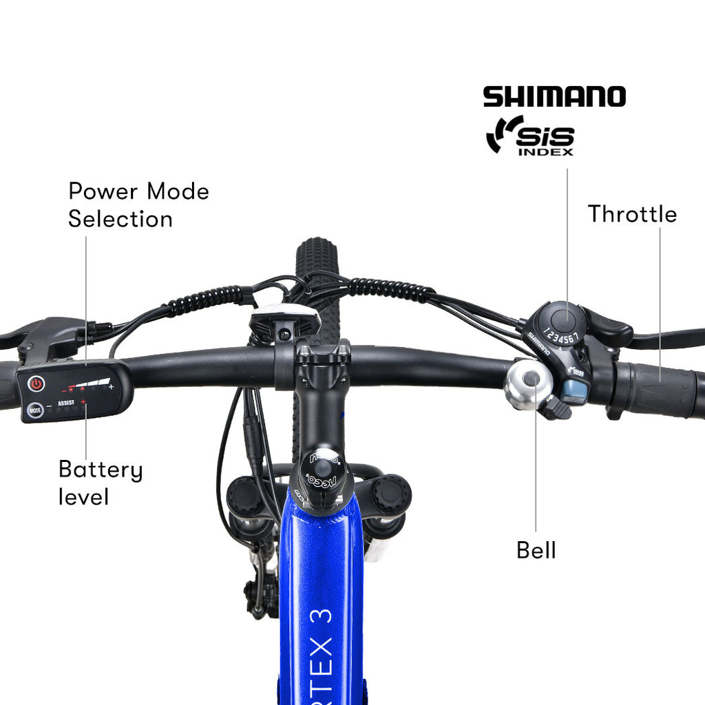 The VALK Vortex 3 Electric Mountain Bike for comfortable daily us