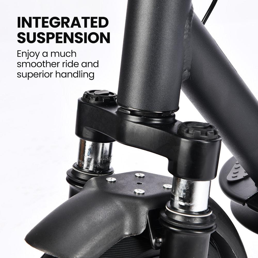 ALPHA Urban 10 Electric Scooter, 35km/h, Suspension, 35km Range, 10-Inch Wheels, Brushless Motor, Free APP, Motorised Commuter eScooter for Adults, Black