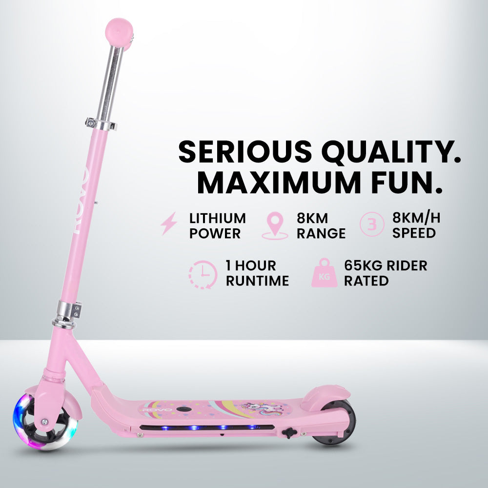 WhizKid Electric Scooter, Ages 5-11 in Pink, white or Black