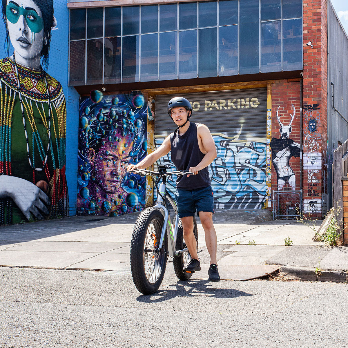 Progear Bikes E-Blast Fat Tyre E-Bike 26*18" in Slate