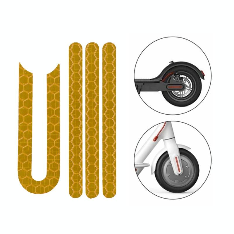 Reflective Stickers for Xiaomi Mijia M365 Pro Scooter - Yellow