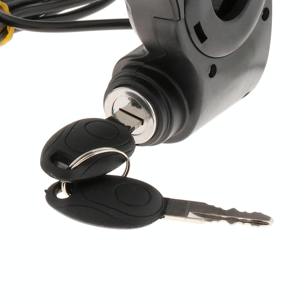 Ev Scooter Disconnect Switch with Digital Display and Keys - Black