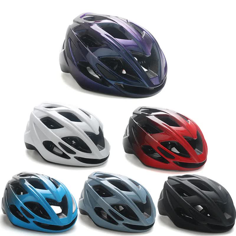 White Lightweight Adult Bicycle Helmet - Adjustable Fit Road & Mountain Bike Safety Headgear (57-62cm)