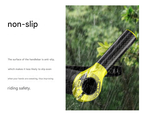 Black and Red Ultralight Carbon Fiber Bicycle Bar Ends - Ergonomic Anti-Slip Grips for MTB & Hybrid Bikes (22.2mm)