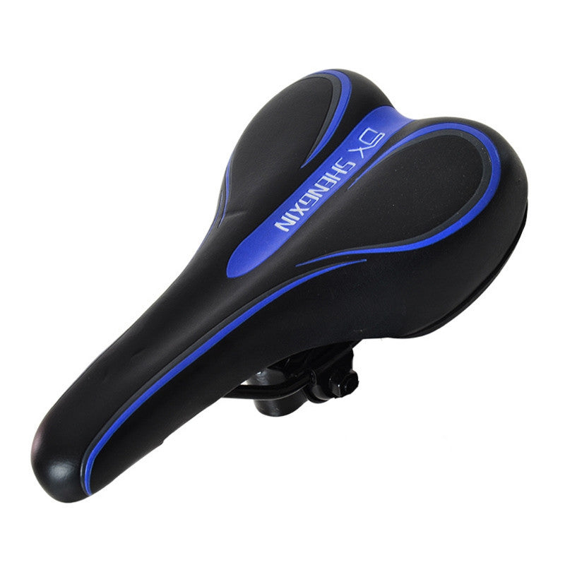 Black and blue Mountain Bike Saddle - Comfortable and Durable