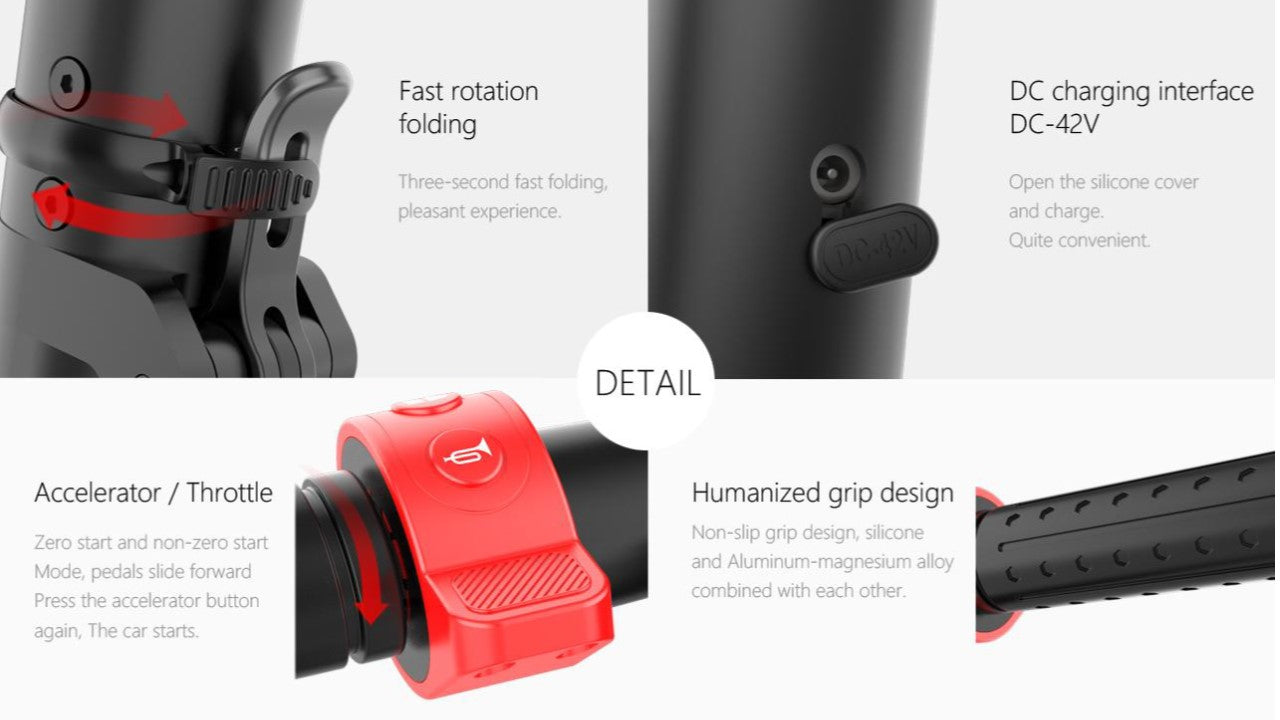 X8-350W Folding E-Scooter: Ultimate Power, Portability & Performance in One Ride