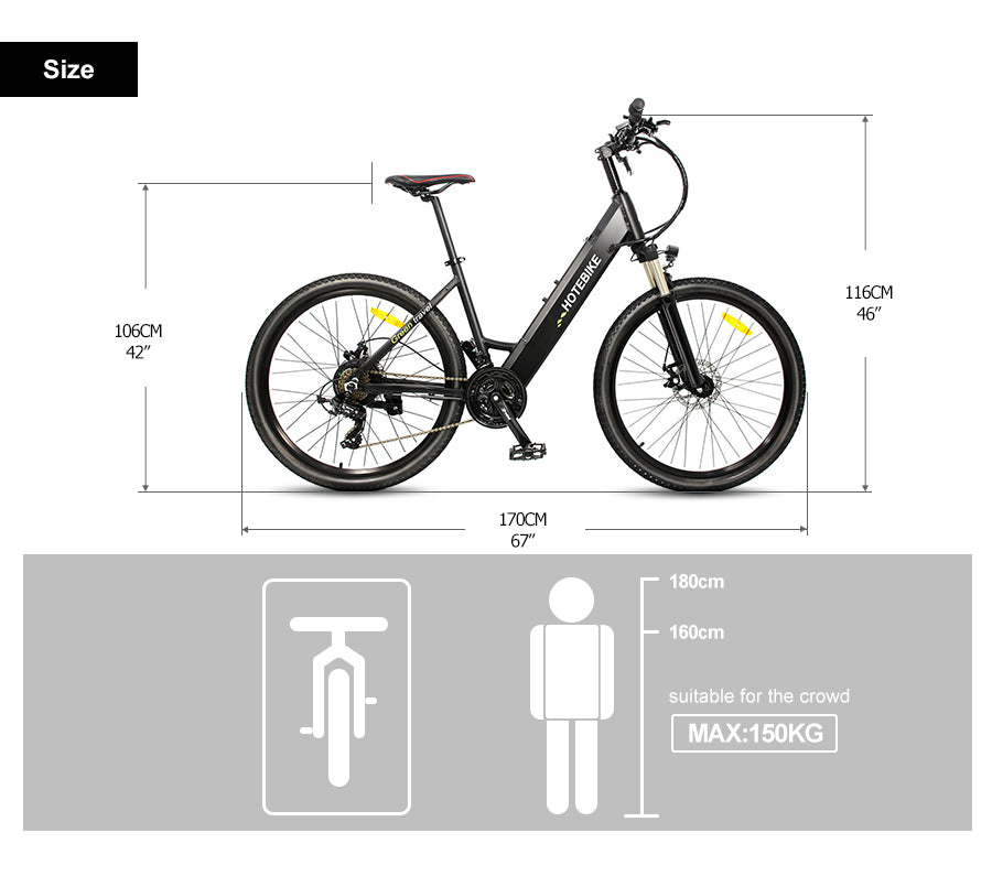 Ride Easy, Ride Stylish – The City Slicker Step-Through E-Bike, Model A5AH26