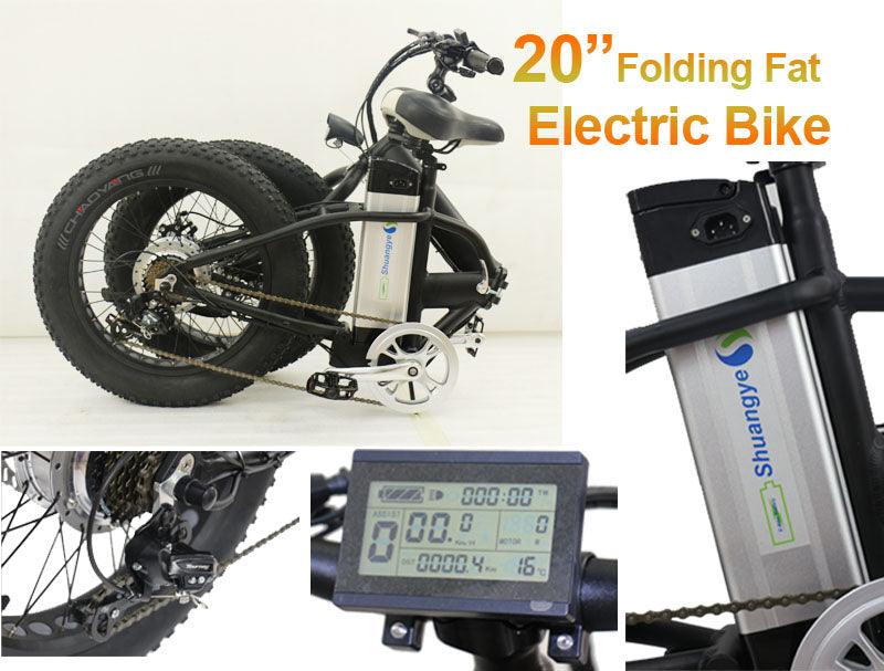 Conquer Any Terrain with the Model A7AM20 Folding Fat Tyre Electric Bike