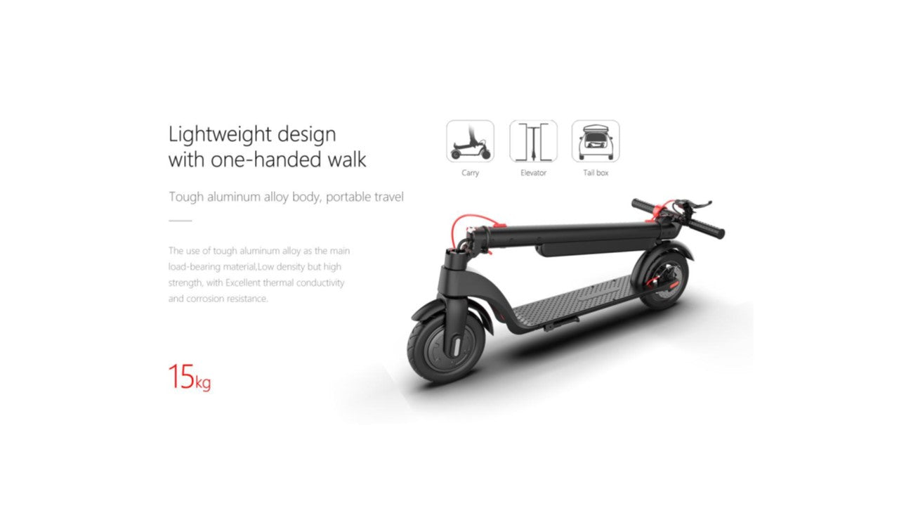 X8-350W Folding E-Scooter: Ultimate Power, Portability & Performance in One Ride