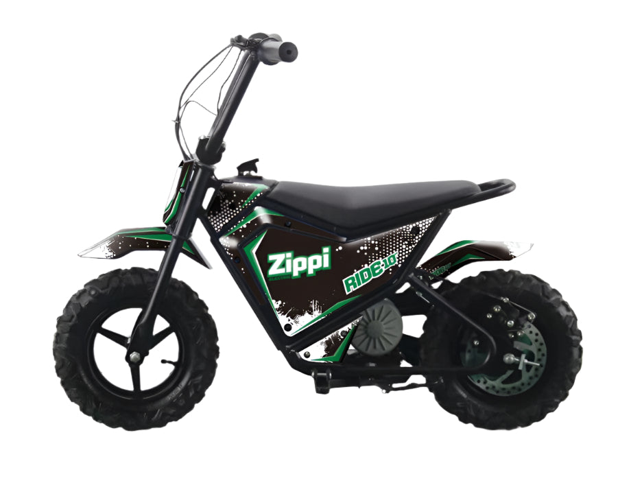 Zippi Ride 10” Kids Ebike age 2 to 8 Green