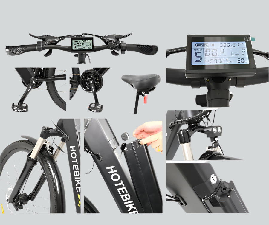 Ride Easy, Ride Stylish – The City Slicker Step-Through E-Bike, Model A5AH26