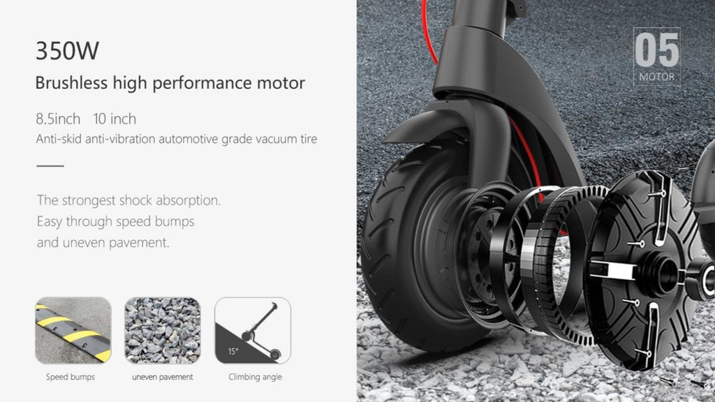 X8-350W Folding E-Scooter: Ultimate Power, Portability & Performance in One Ride