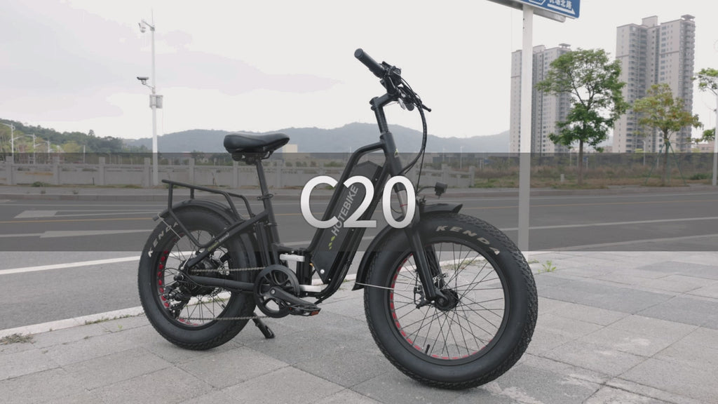 C20 Folding Fat Tyre E-Bike: Portable Power for Every Terrain